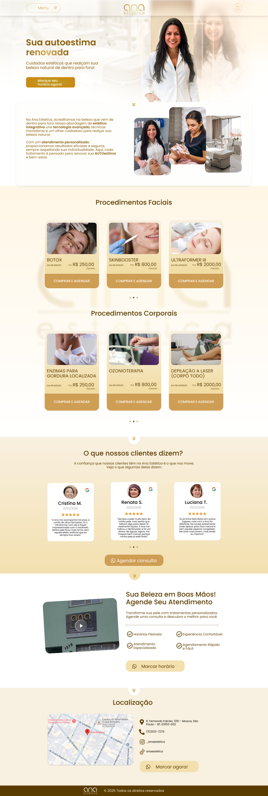 Preview do site