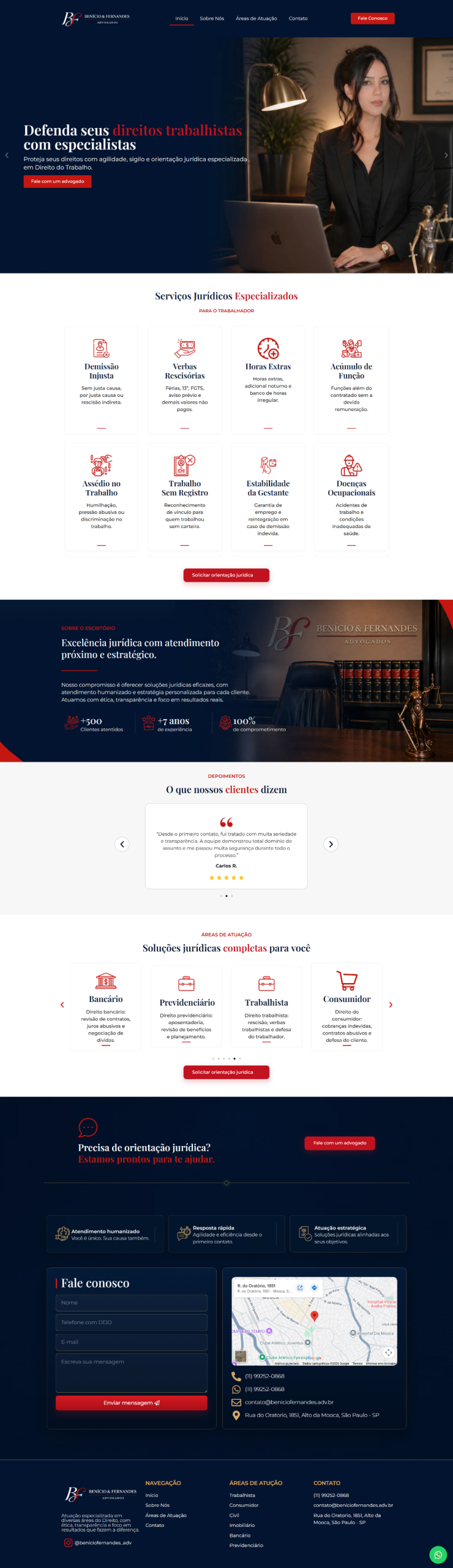 Preview do site